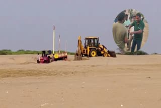 Sand Mining in Bhairavapalem