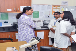 Managing Director of RMSC inspected Gandhinagar PHC in jaipur