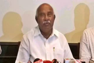 H Vishwanath spoke at the press conference.