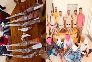 Weapons collected to take revenge of old enmity, 5 people arrested