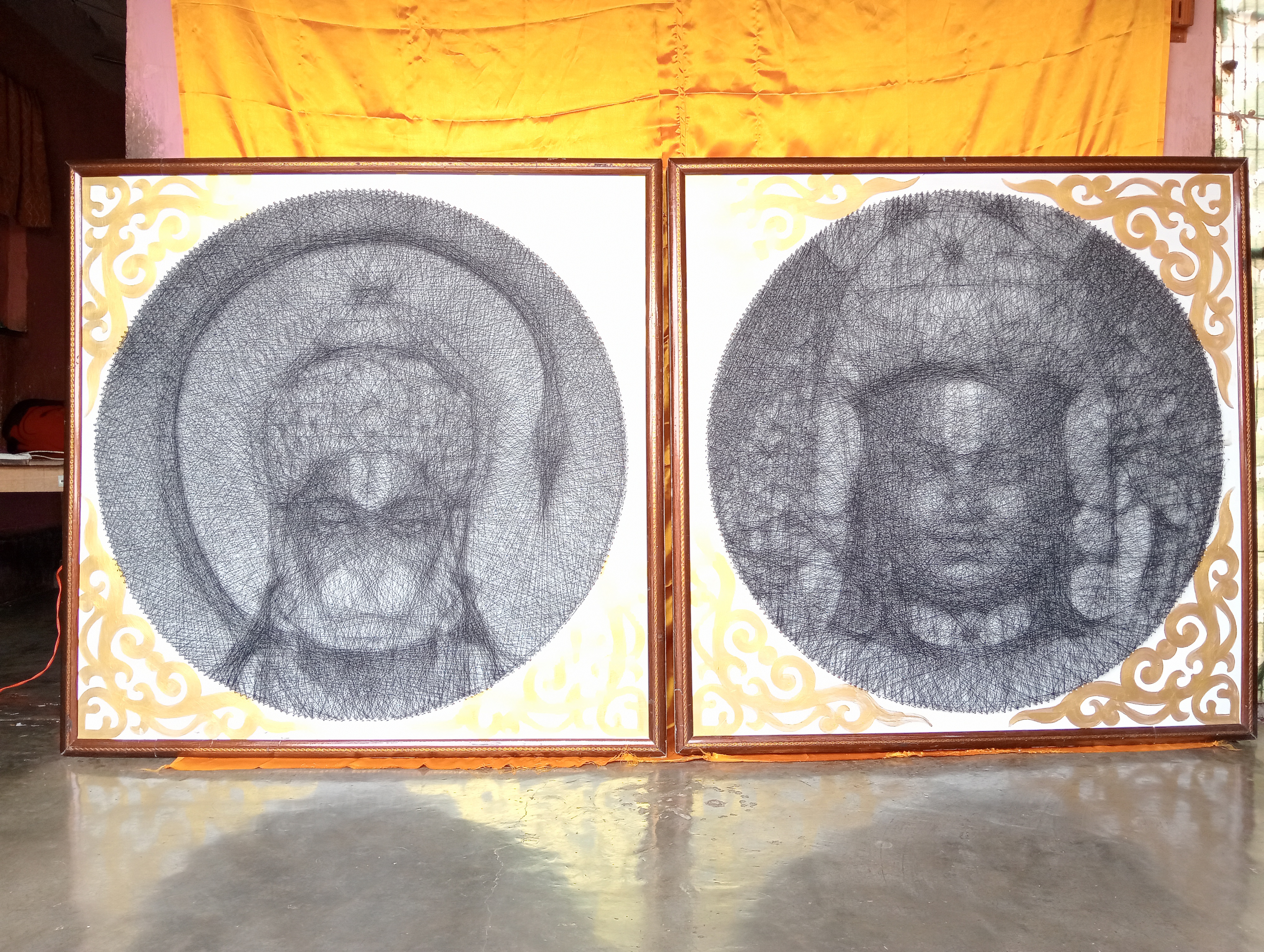 रमन चंद्रवंशी ने तैैयार की अनोखी प्रतिमाएं