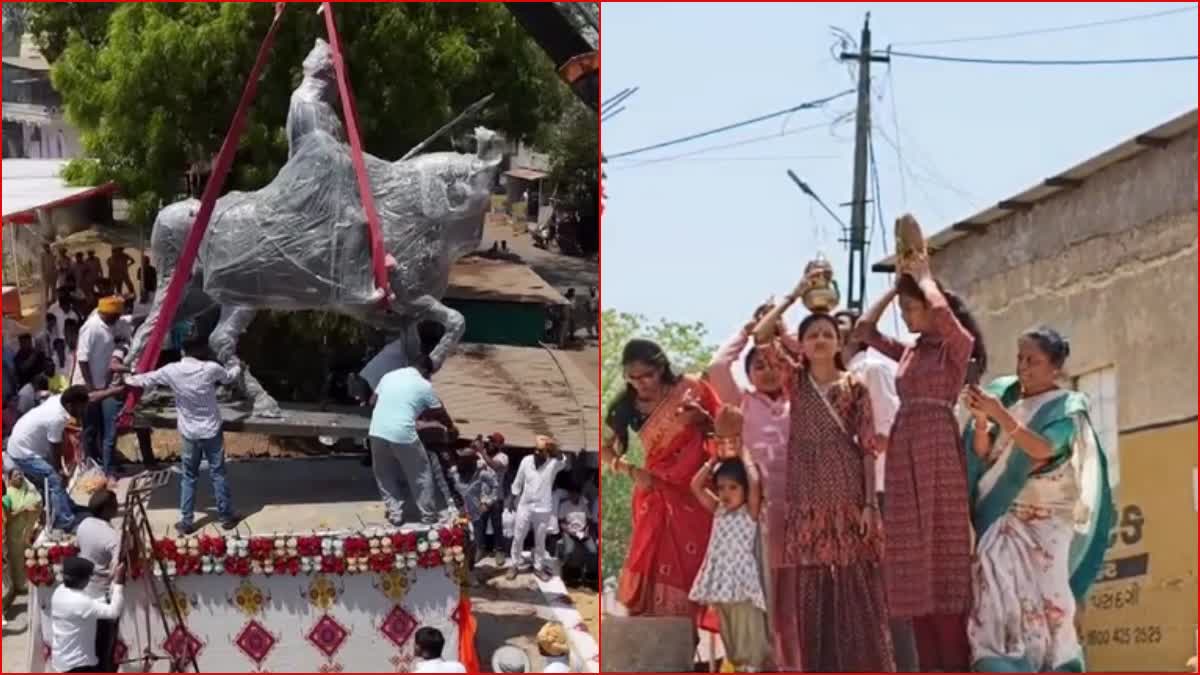 વાલિયામાં મહારાણા પ્રતાપની ભવ્ય પ્રતિમાનું સ્થાપન