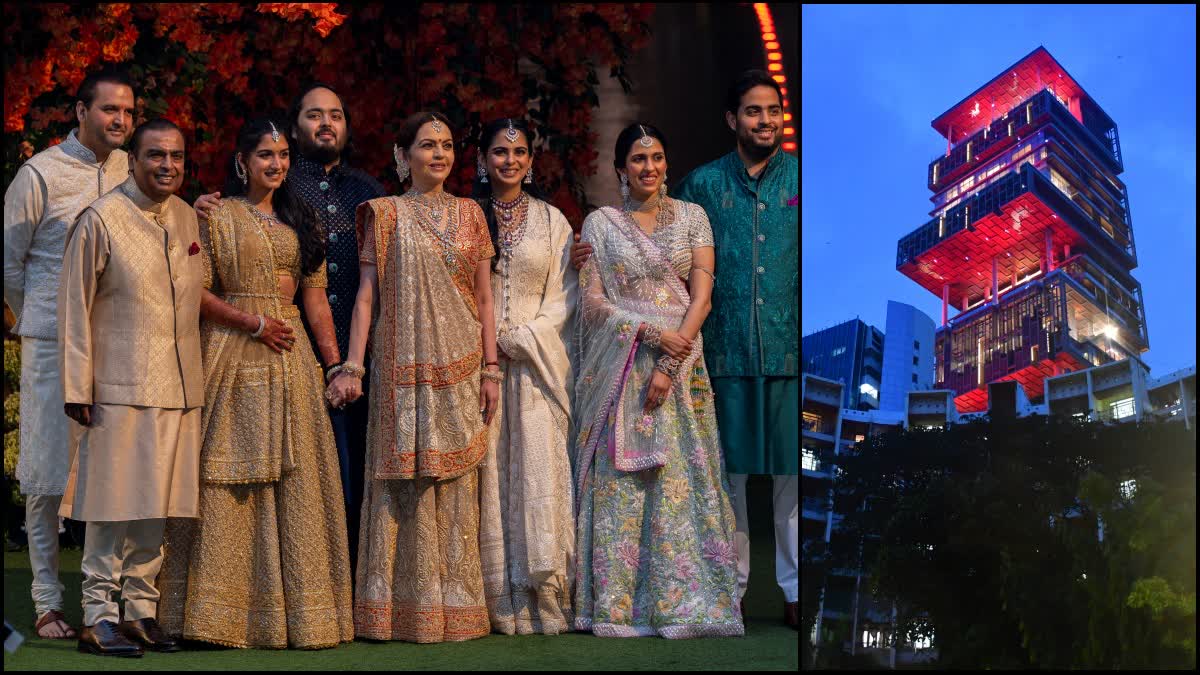 Mukesh Ambani Family in Antilia