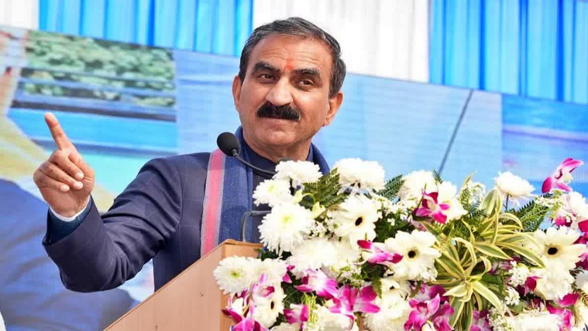 CM Sukhvinder Singh Sukhu