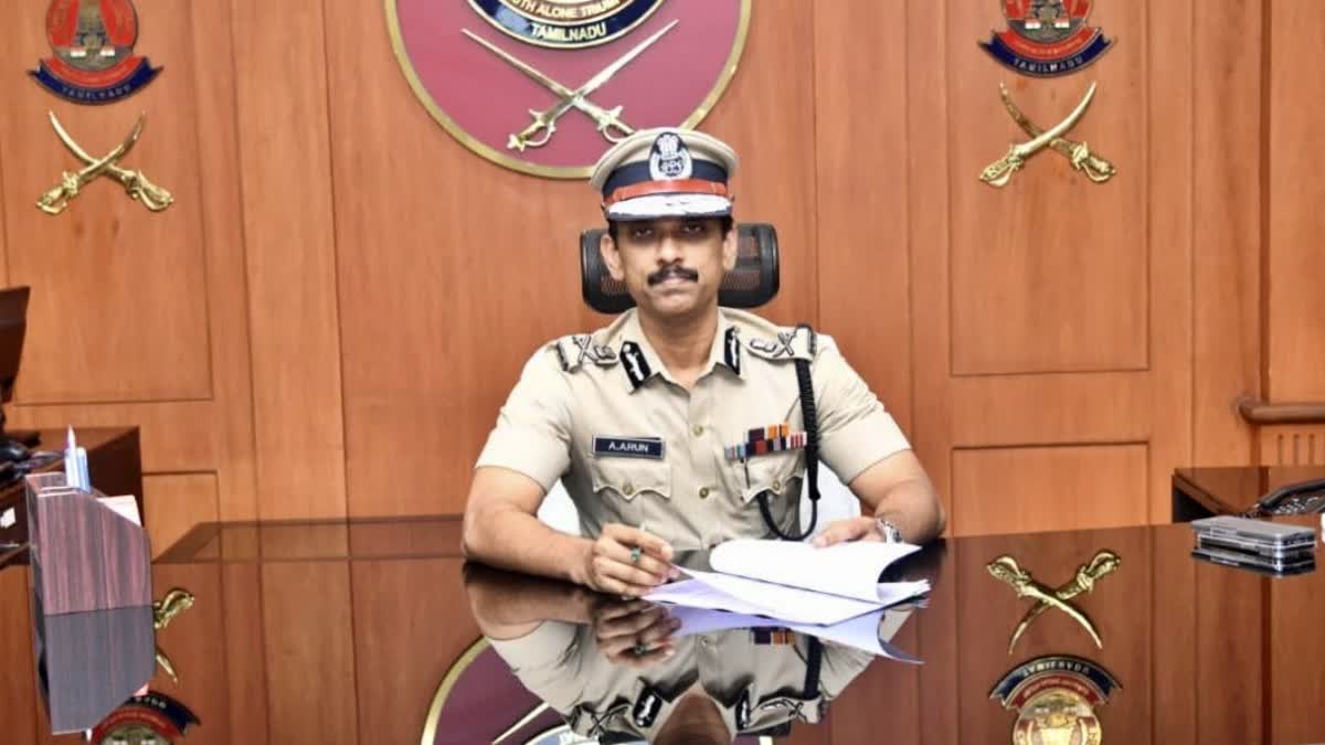 சென்னை காவல் ஆணையர் அருண்