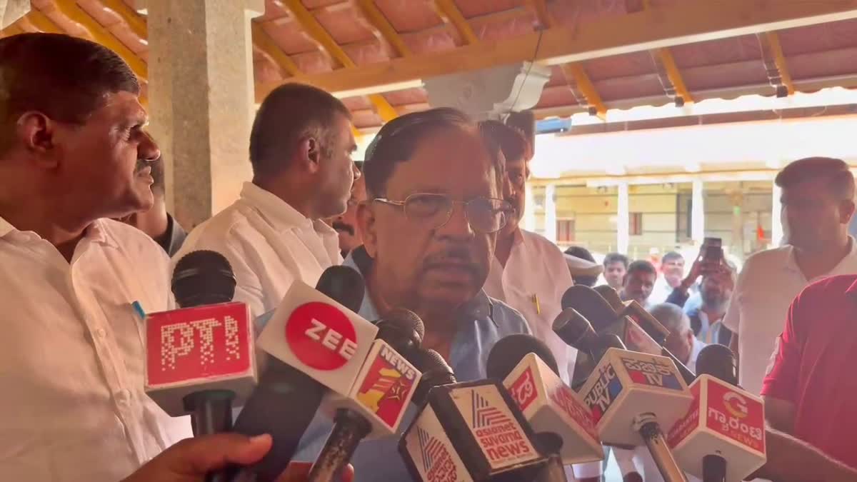 TUMAKURU  TUMKUR RAILWAY  HOME MINISTER G PARAMESHWARA  ಶಿವಕುಮಾರ ಸ್ವಾಮೀಜಿ