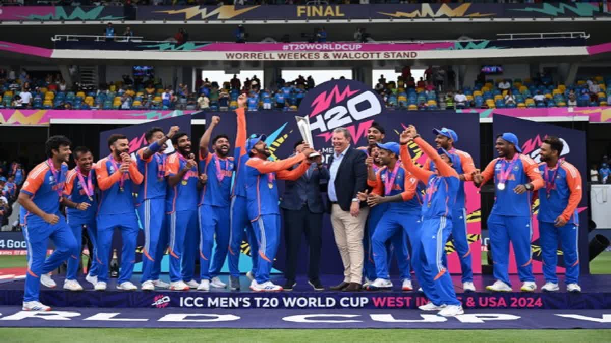 2024 ஐசிசி டி20 சாம்பியன் பட்டம் வென்ற இந்திய ஆண்கள் கிரிக்கெட் அணி