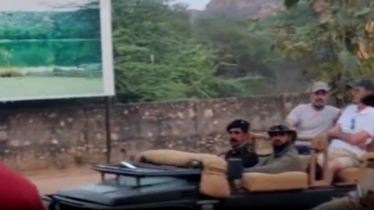 Rahul Gandhi visiting Ranthambore Park