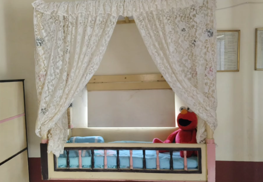 CRADLE INSTALLED BY THE RED CROSS