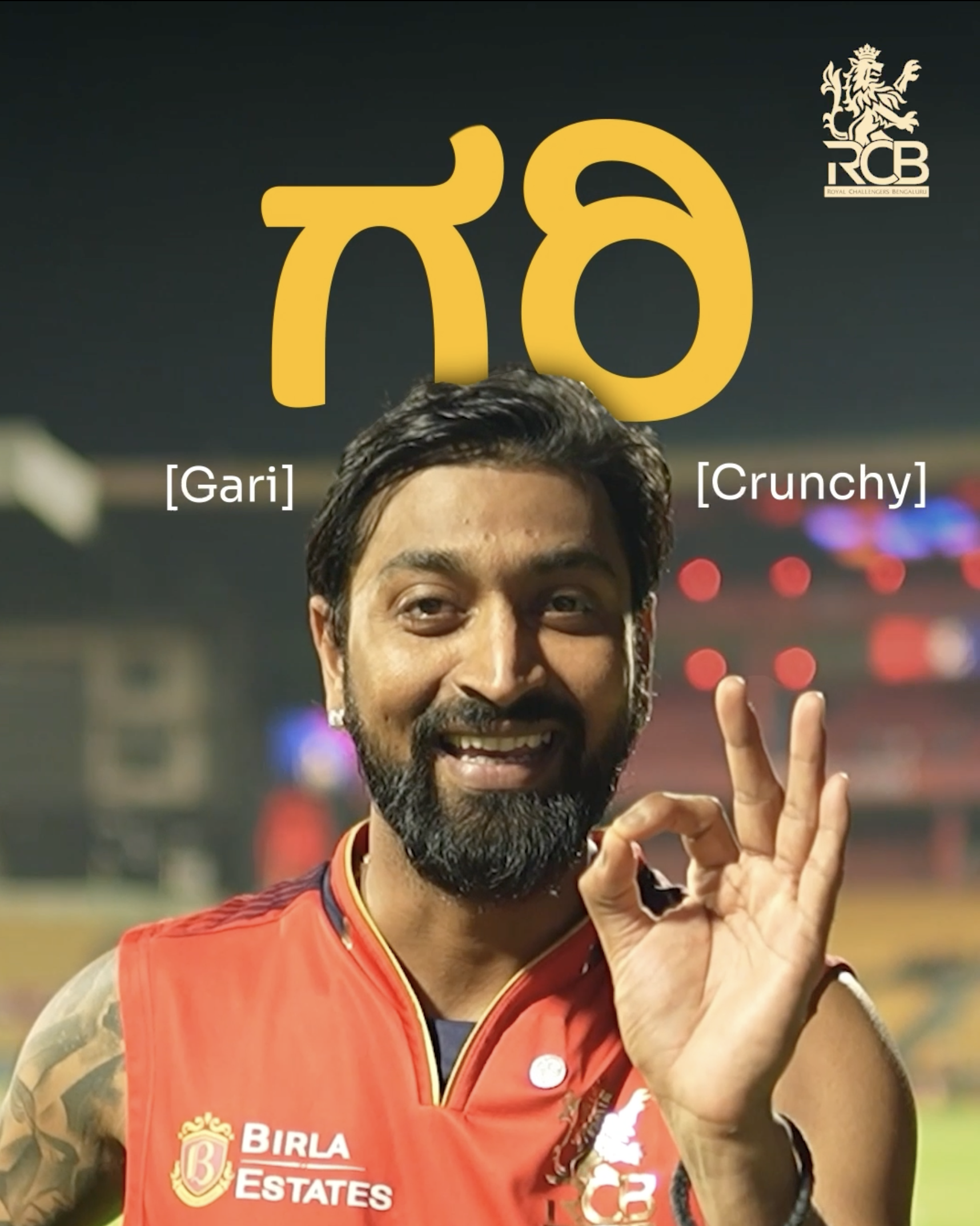 RCB kannada Campaign RCB team IPL 2025 ಆರ್ಸಿಬಿ ಕನ್ನಡ ಕಲಿ ಅಭಿಯಾನ