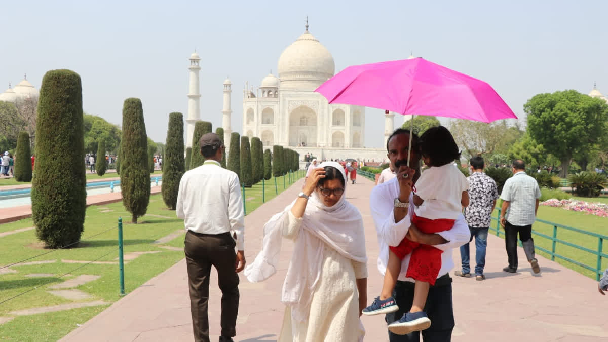 Beat The Heat! ASI Installs 54 Coolers At Taj Mahal For Safety Of Tourists As Temperature Soars