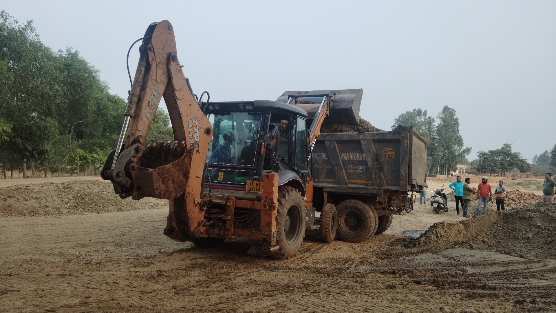 Illegal sand mining