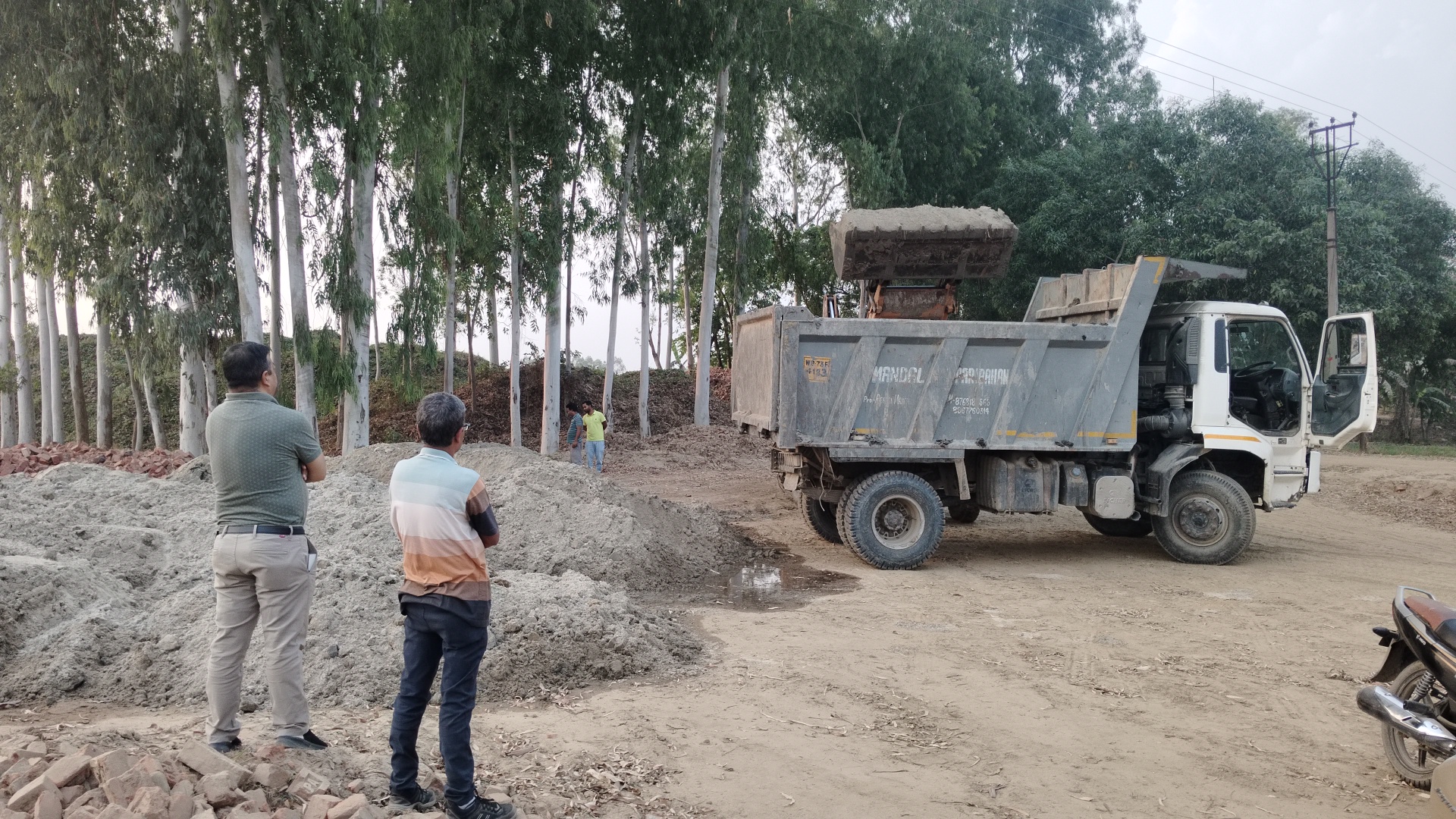 Illegal sand mining