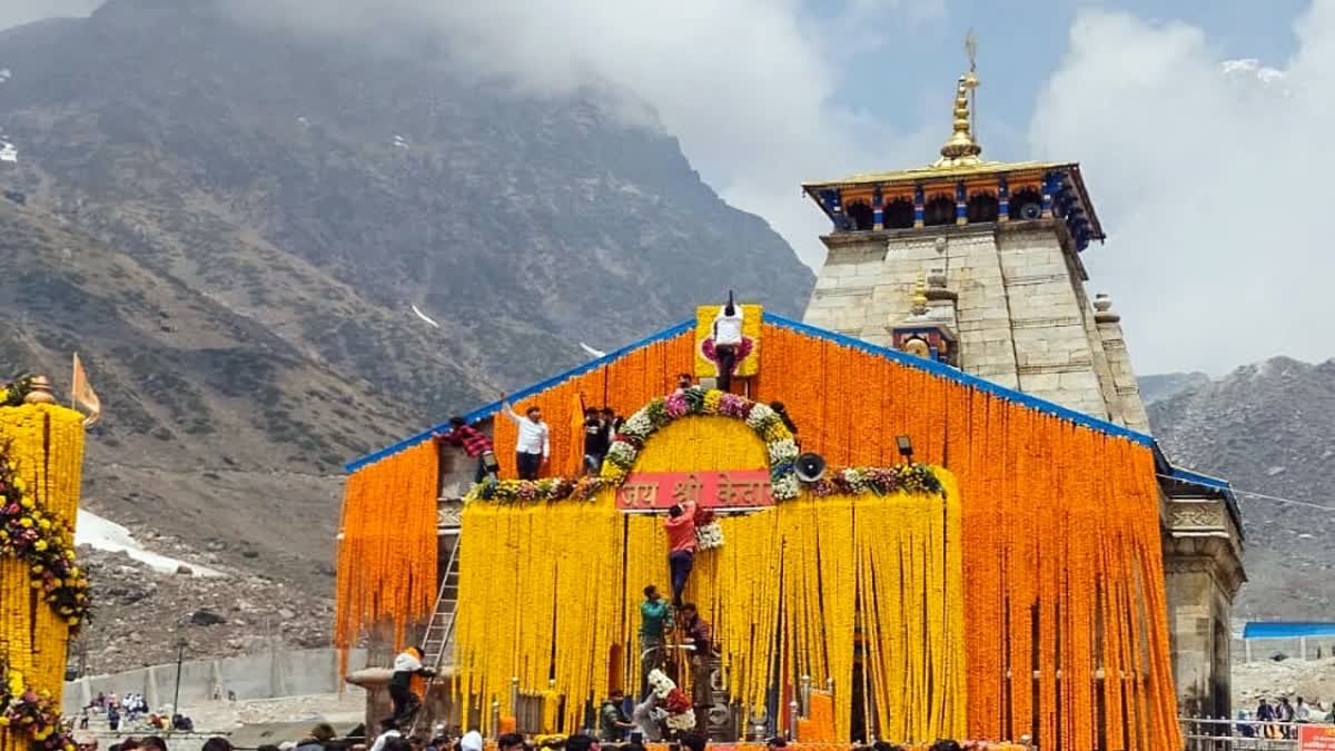 The portals or doors of Kedarnath Dham, one of the country's oldest and most sacred pilgrimage sites, were thrown open to devotees on Friday.