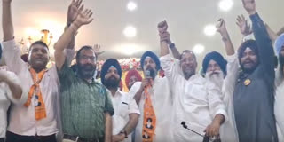 Akali Dal Candidate Anil Joshi Fill in the nomination form amritsar