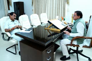 Kichha MLA Tilak Raj Behar Met CM Dhami