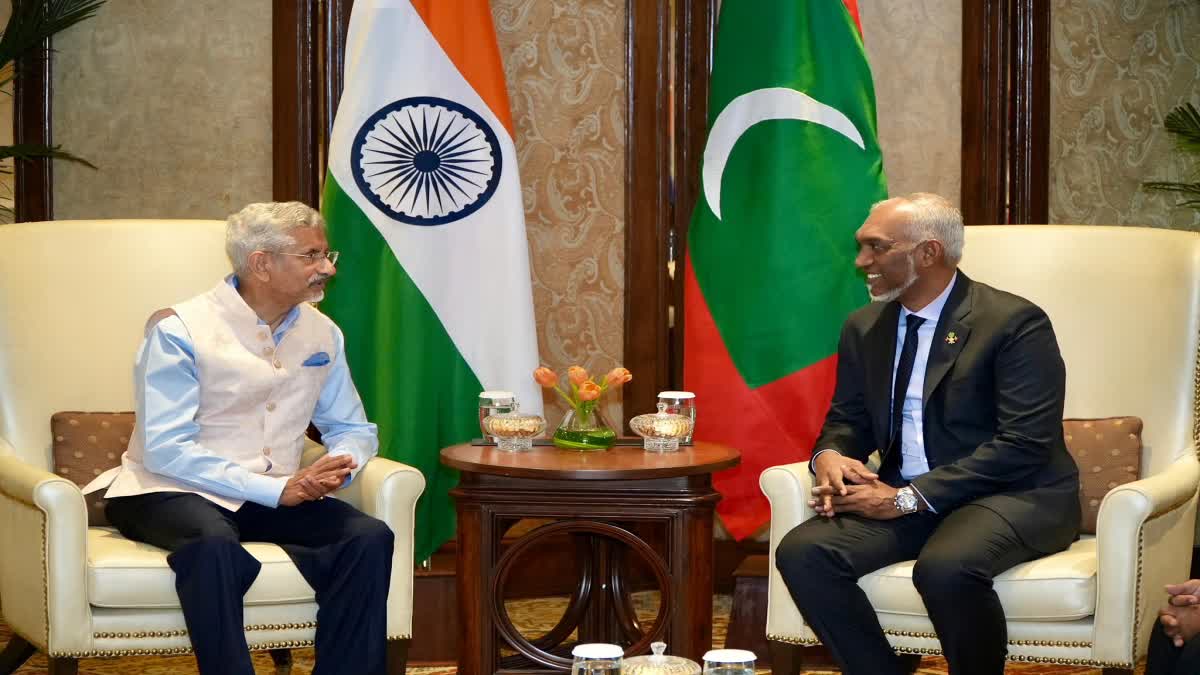 Jaishankar meet the President of Maldives