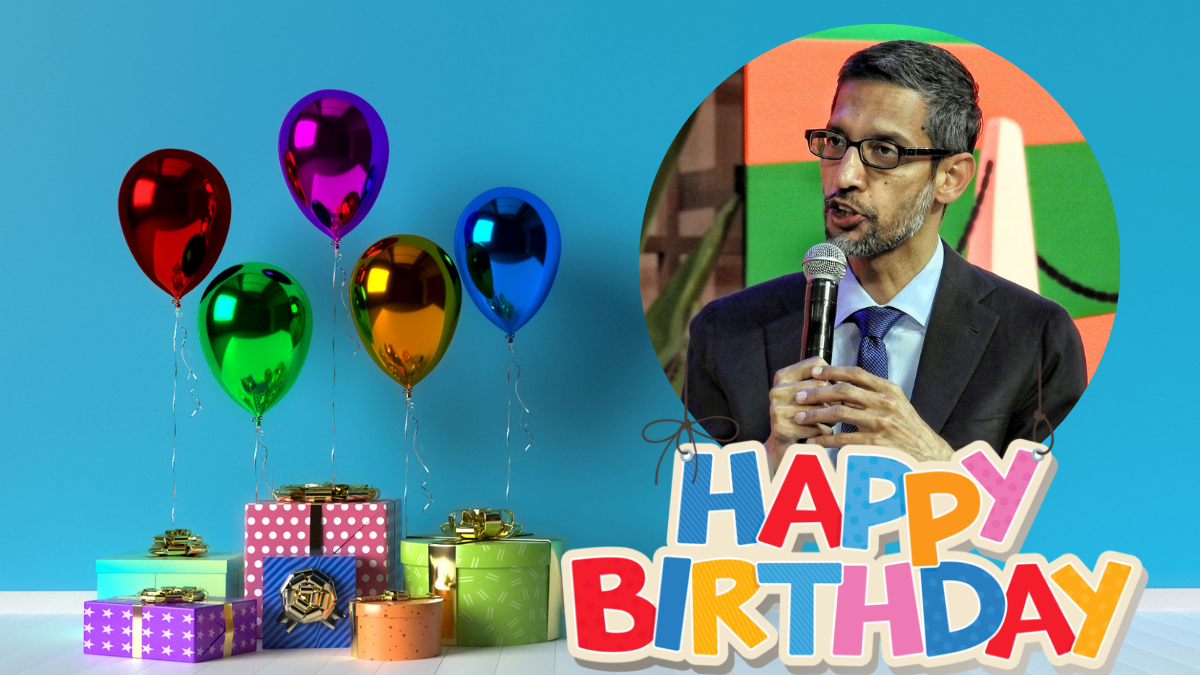 HBD Google CEO Sundar Pichai