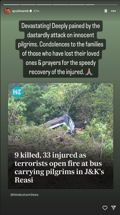 Jammu Kashmir Reasi Bus Attack