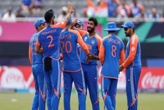 Indian team players celebration