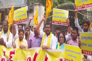 TNSF Protest at TG Intermediate Board