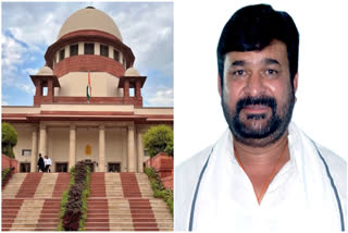 A combination of photos of Supreme Court and Congress MLA Vinay Kulkarni