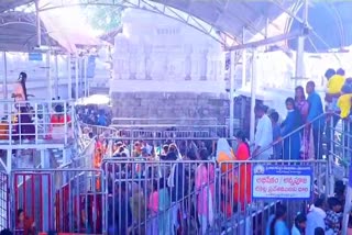 Huge Public At Vemulawada Temple