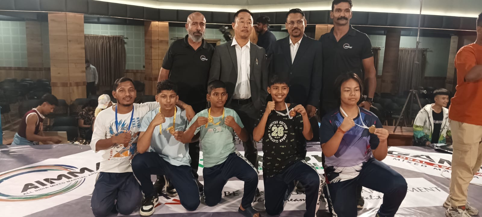 Assam Athletes Win Gold and silver Medals in MMA Championship In Siliguri