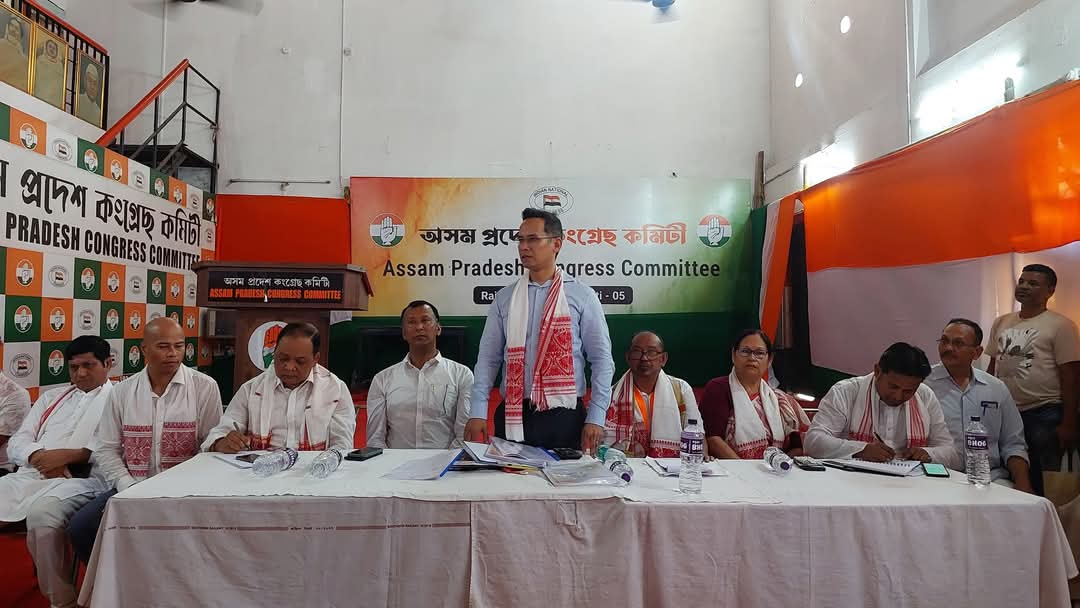Gaurav Gogoi in Rajiv Bhawan