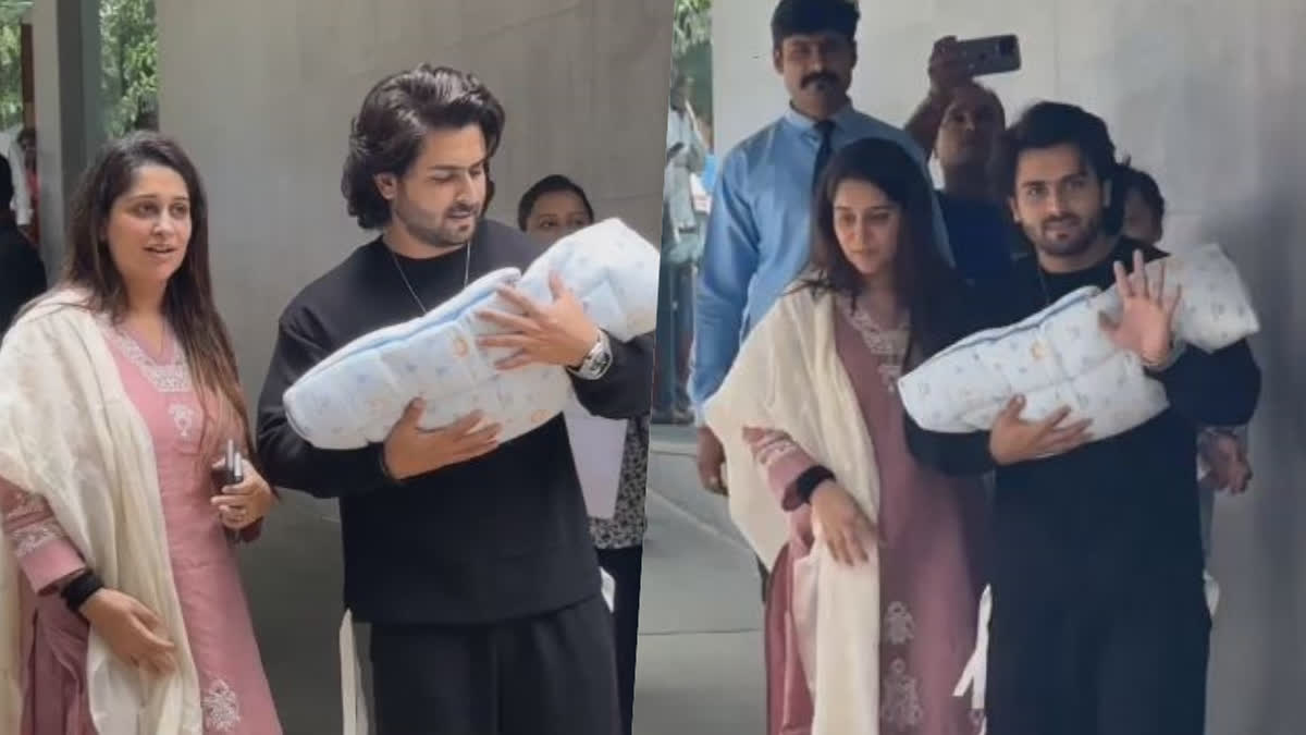 Dipika Kakar and Shoaib Ibrahim were seen outside the hospital together with their son, thanking fans