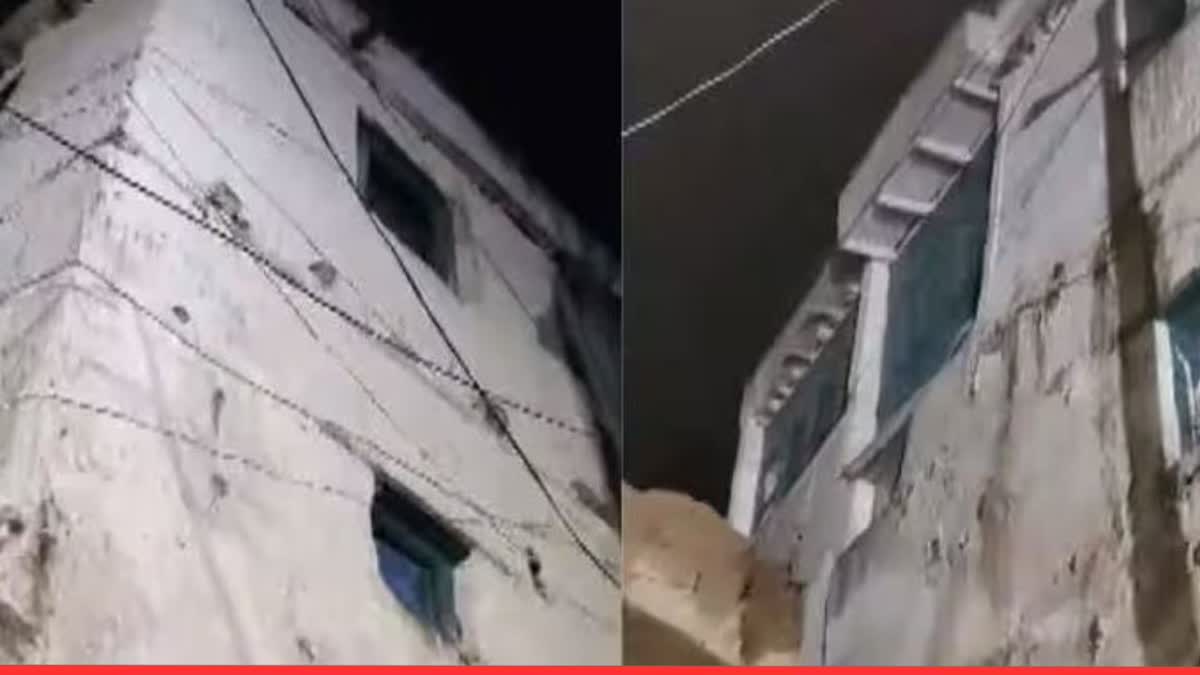 Rain in Leh, ancient building collapsed in Leh