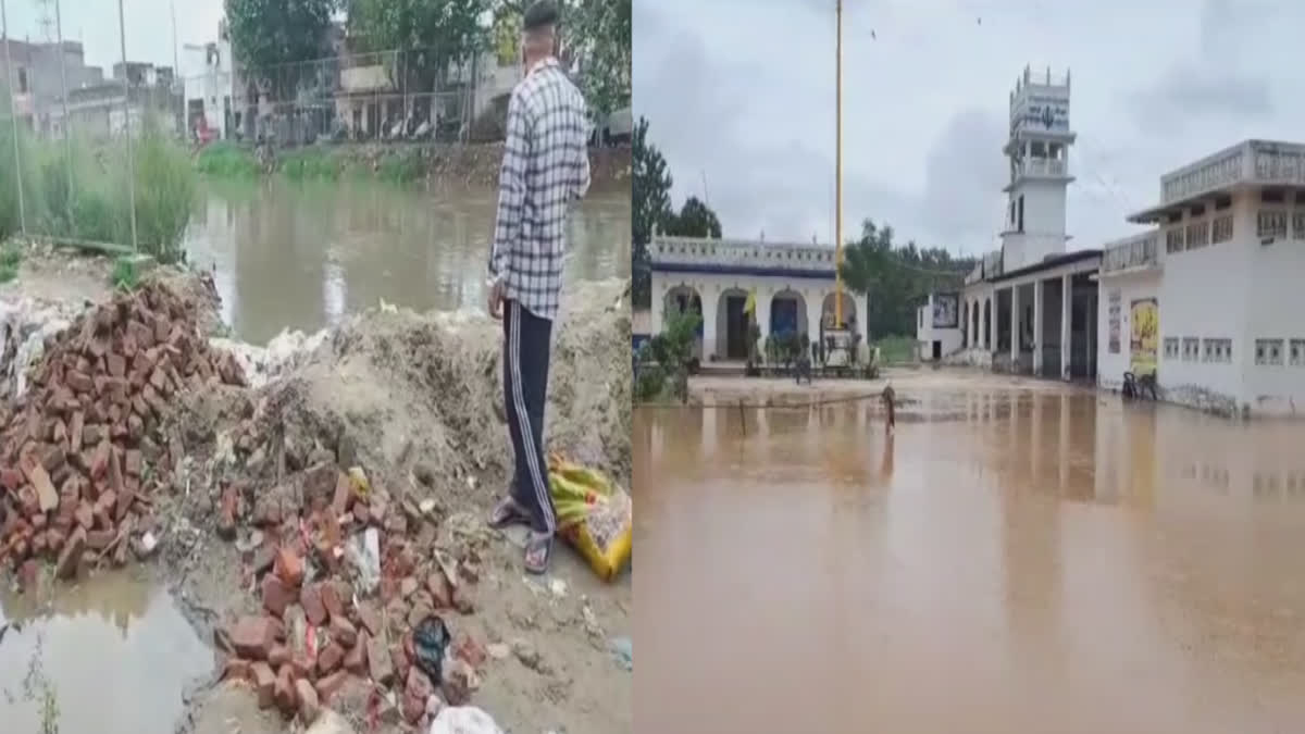 Ludhiana's Buddha nala overflow, water entered people's houses