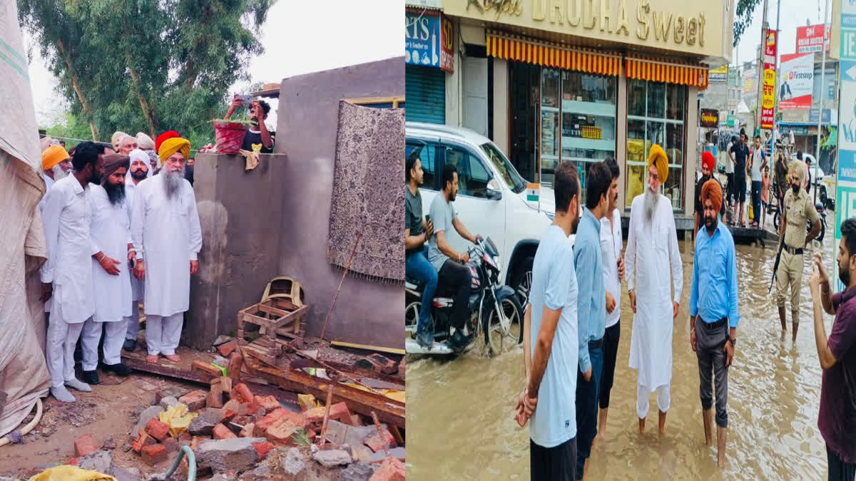 Speaker Kultar Singh Sandhawan visited the flood affected areas of District Faridkot