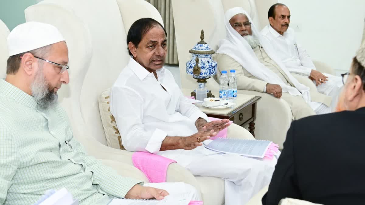 AIMIM chief Owaisi and CM KCR