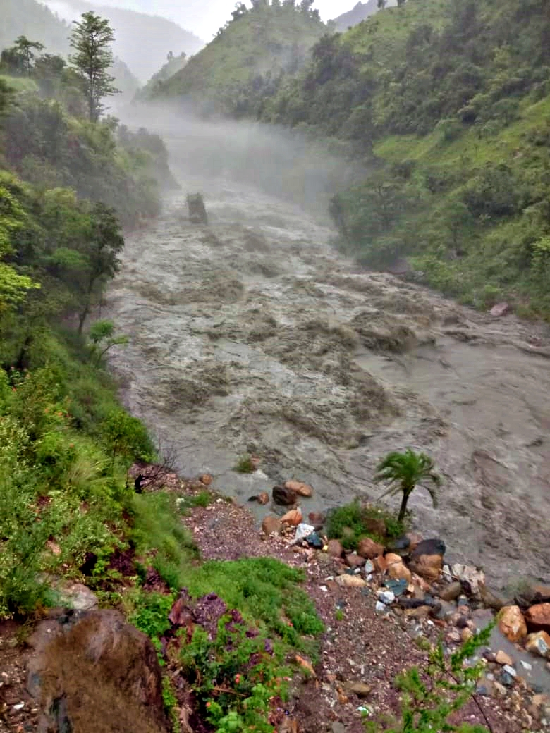 Heavy Rain in Himachal.