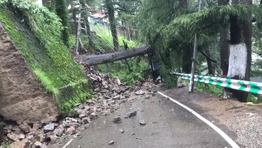 Lanslide in Himachal.