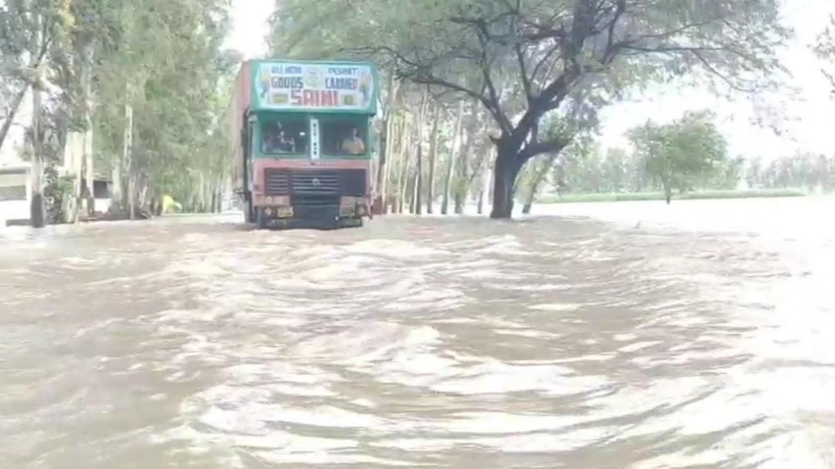 Flood situation in Karnal