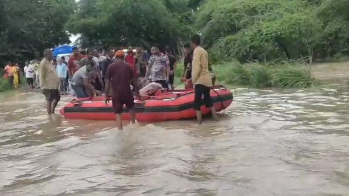 Flood situation in Karnal