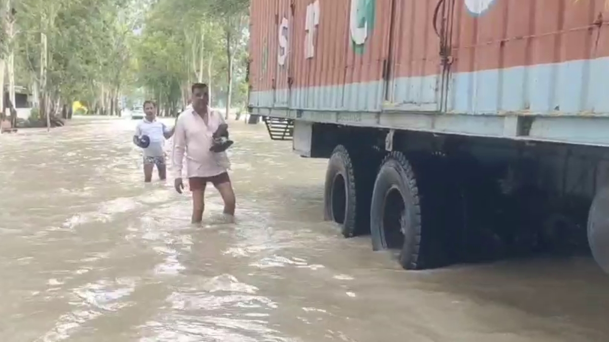 Flood situation in Karnal