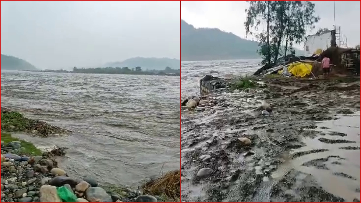 Heavy rain in Haryana