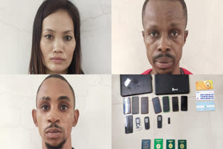 Nigerians arrested for defrauding money a Chennai resident by pretending to be customs officials