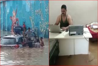 water logging in gurugram