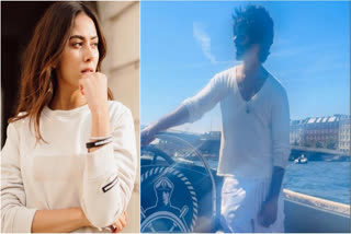 One of the most adorable lovebirds in B-town, Shahid Kapoor and Mira Rajput never miss a chance to set couple goals. Recently, Mira turned photographer for Shahid on their vacation in Greece and shared a sun-kissed picture of her husband on social media. Taking to Instagram Stories, Mira posted a series of pictures from her Greece diaries but one picture that caught our attention was Shahid posing with a beautiful backdrop.