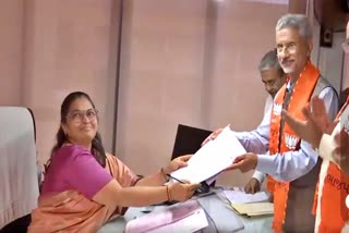 S Jaishankar files his nomination in Gandhinagar