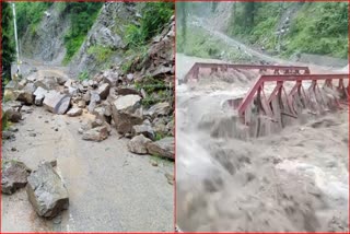 Devastation in Himachal due to Heavy Rain.