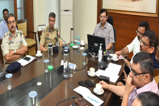 Chief Secretary meeting with Administrative Secretaries, District Civil and Police Administration