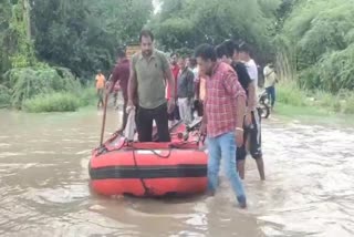 Flood situation in Karnal