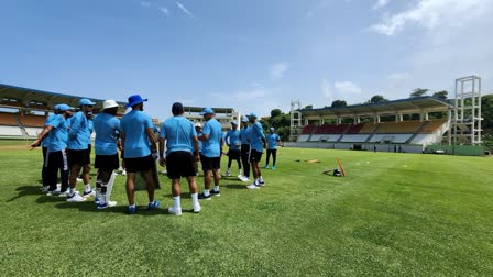 Team Net Practice India vs west indies first test match windsor park