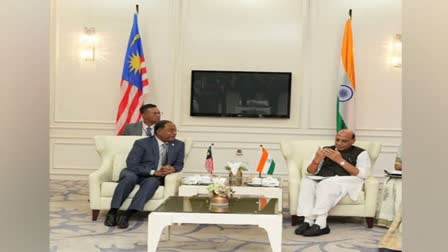 Rajnath Singh meets Malaysian PM Anwar Ibrahim