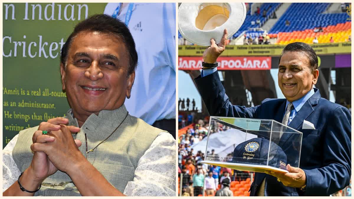 unil Gavaskar celebrating His 75th Birthday